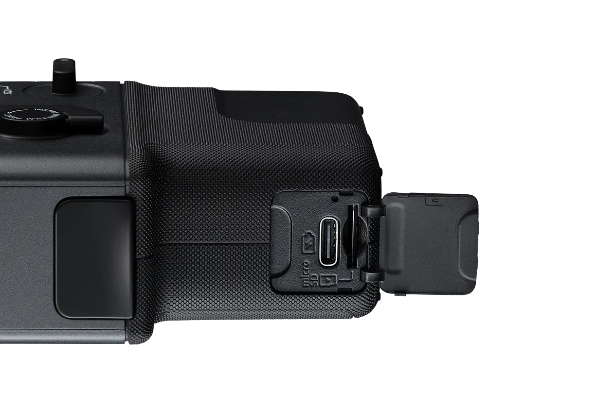 USB-C og mikro SD-spor